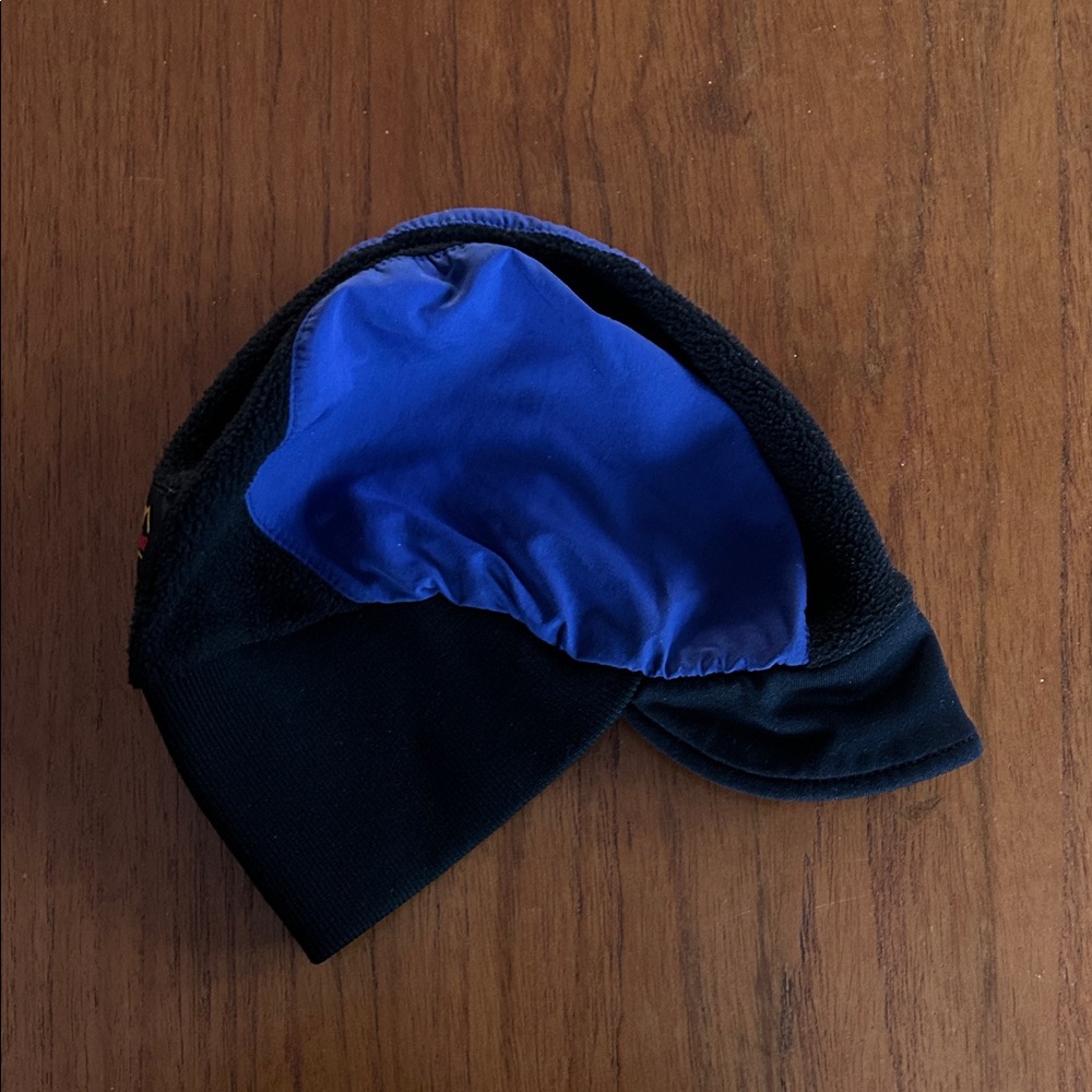 Men's Black and Blue Winter cycling or skiing Hat